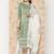Green printed viscose rayon ethnic-kurtis