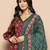 Green printed cotton ethnic-kurtis