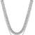 AQUASTREET Silver Plated Tasselled Choker Necklace