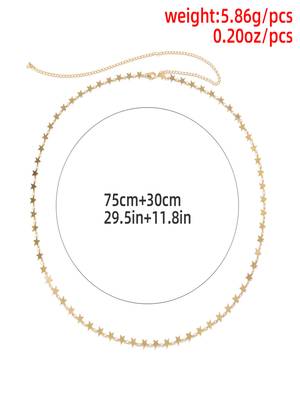 AQUASTREET Gold Plated Waist Chain 3