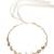 AQUASTREET Women Gold Toned  White Tiara