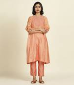 Peach Kurta Set