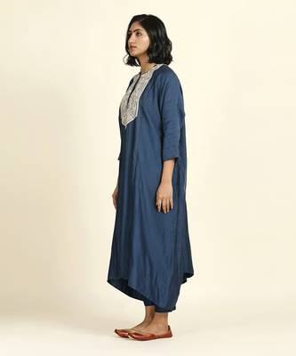 Navy Blue Kurta Set 3