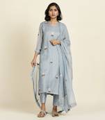 Pale Blue Kurti Set
