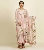 Baby Pink Anarkali Set