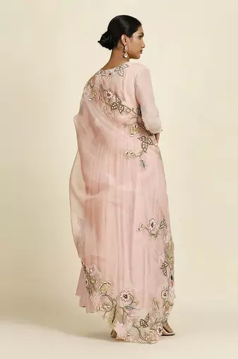 Baby Pink Anarkali Set