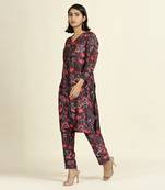 Navy Blue Kurti Set