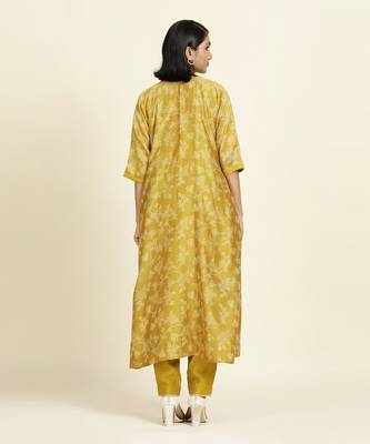 Mustard Kurti Set 4