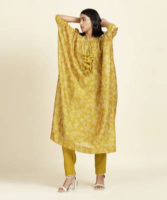 Mustard Kurti Set 5