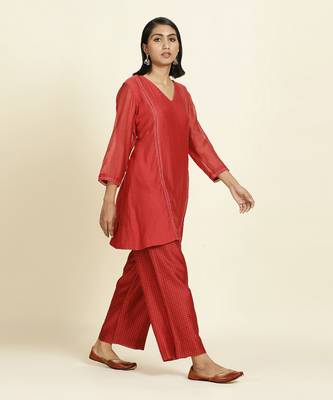 Red Kurti Set 3