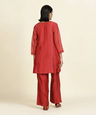 Red Kurti Set 4