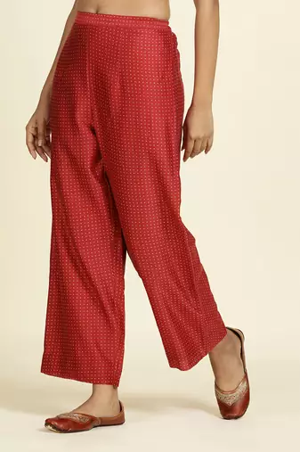 Red Kurti Set