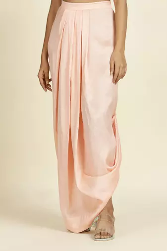 Powder Pink Short Kurti Set