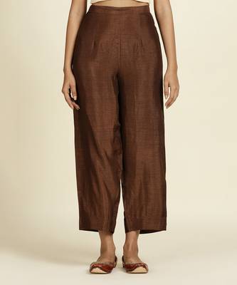 Brown Flared Kurti Set 5