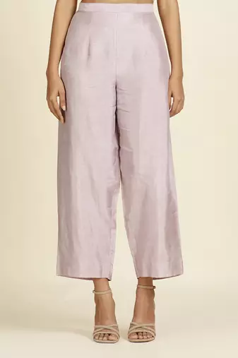 Lilac Flared Kurti Set
