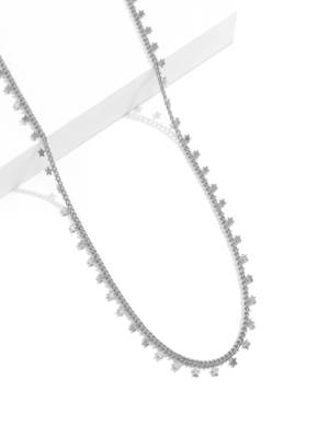 AQUASTREET Women Silver Toned Waist Chain 4