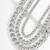 AQUASTREET Set Of 3 Silver Toned Silver Plated Layered Necklace