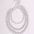 AQUASTREET Set Of 3 Silver Toned Silver Plated Layered Necklace