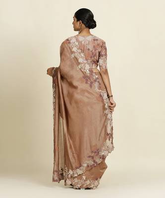 Brown  Saree Set 3