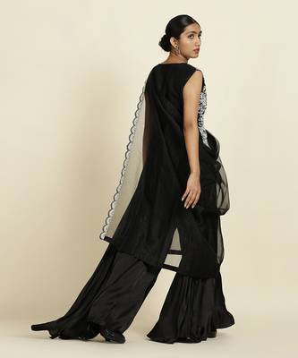 Black Sharara Set 5