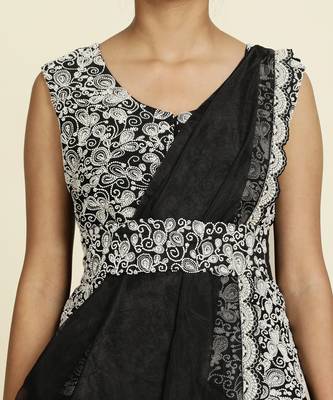 Black Sharara Set 6
