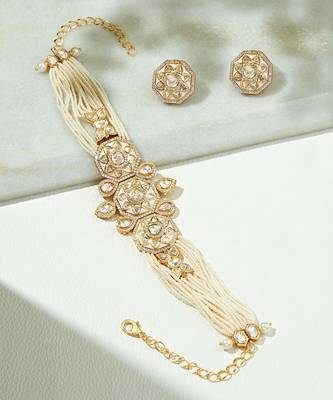 Elegant Pearl Choker Set 2