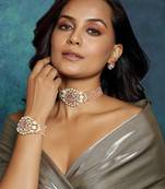 Alluring Pink & White Gold Bracelet