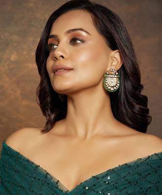 Kundan Polki Pearl  Earrings 1