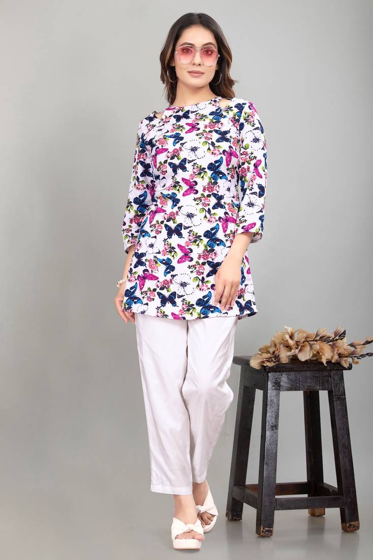 Women Top and Pant Georgette