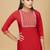Rayon Straight Embroidery Kurti
