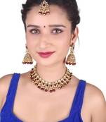 Maroon designer-jewellery
