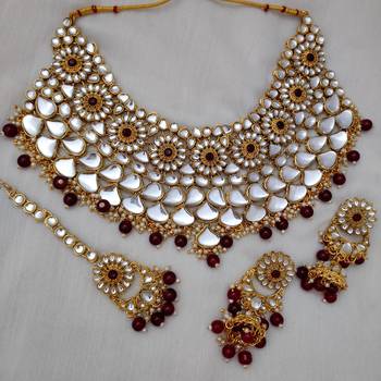 Maroon designer-jewellery 2