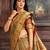 Multicolor woven bhagalpuri saree with blouse