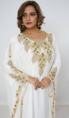 KAFTAN WOMEN DRESS LONG GOWN FARASHA MOROCCO WEAR 2