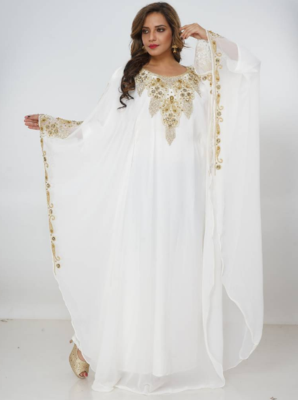 KAFTAN WOMEN DRESS LONG GOWN FARASHA MOROCCO WEAR 3