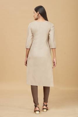 Cotton Straight Embroidery Kurti for women 3
