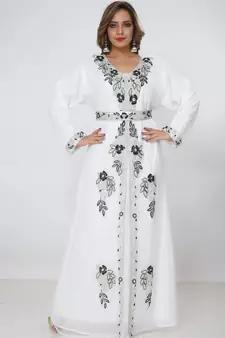 KAFTAN WOMEN DRESS LONG GOWN FARASHA MOROCCO WEAR