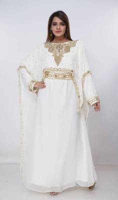 KAFTAN WOMEN DRESS LONG GOWN FARASHA MOROCCO WEAR 3