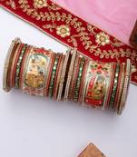 Red bangles-and-bracelets