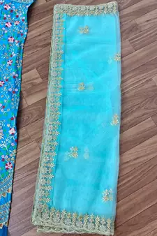 Trendmalls  Satin Embroidery Work Wedding, Party Wear Semi-stitched Latest Lehenga Choli With Dupatta