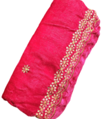 unstitched designer velvet blouse piece material for women