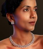 Classic Mixed Shape Diamond Necklace Set