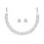 Classic Mixed Shape Diamond Necklace Set