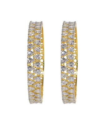 Classic Pear Diamond Bangles Set 2