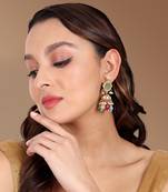 Multicolor Stone Jhumki