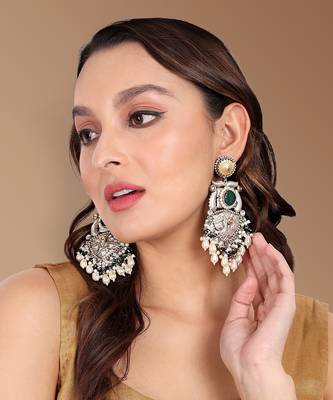 Ethnic Hand Embossed Traditional Earrings 1