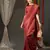 BANARASI SOFTY SILK RED COPPER WEAVING SAREE WITH BLOUSE