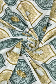 Cotton Printed King Size Double Bedsheet with 2 Pillow Covers Set