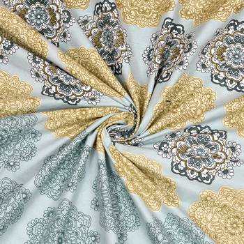 Cotton Printed King Size Double Bedsheet with 2 Pillow Covers Set 4