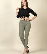 Grey Colour Regular Pant For Casual Matchig Style